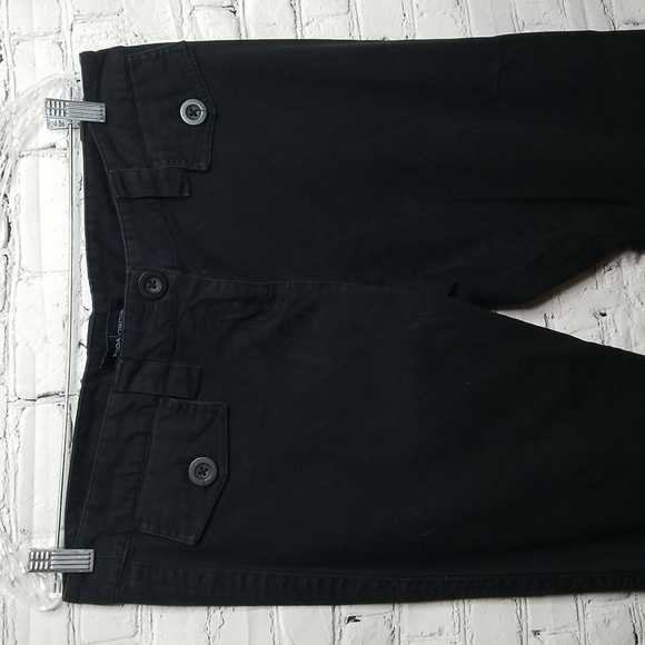 Moda International Y2K Wide Leg Black Pants Size 12 Tall EUC - Picture 2 of 6